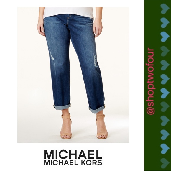michael kors boyfriend jeans
